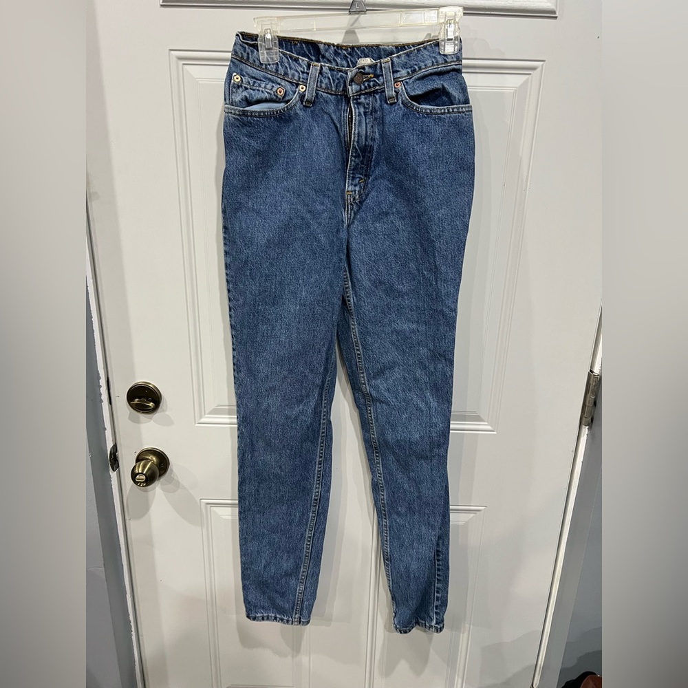 Levi's High Rise Denim Jeans in Classic Blue